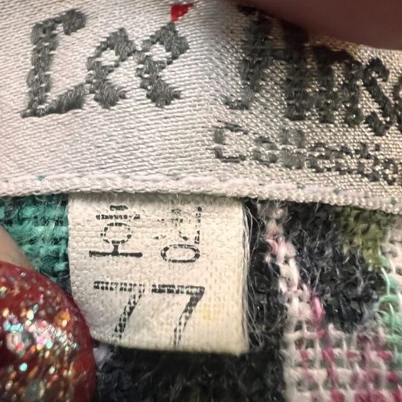 Lee Anse Ethnic Blouse Cardigan Top Linen Floral Retro Loose Vintage - Picture 3 of 8